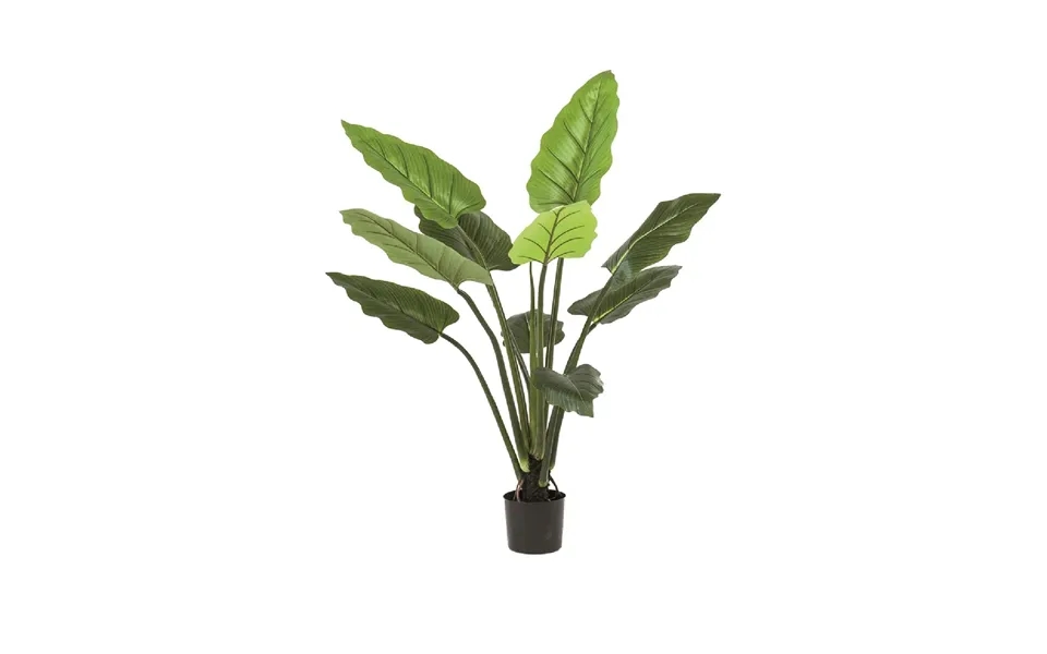 Green Heatleaf Faux Plant Set 2 Emerald Philodendron