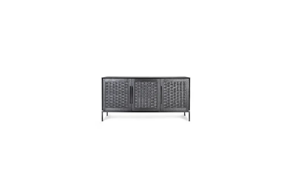 Handwoven Rattan 3-door Low Dresser Dbodhi Karma