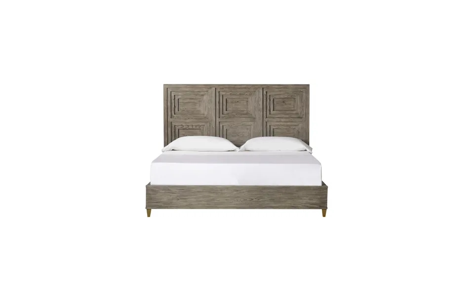 Layered Frame Oak Queen Bed Andrew Martin Claiborne