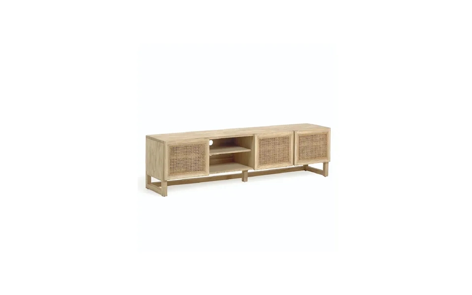 Mindi Wood & Rattan Media Unit La Forma Rexit