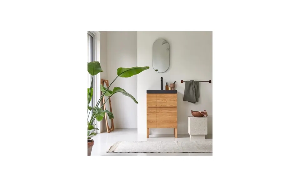 Oak Vanity Unit Tikamoon Easy