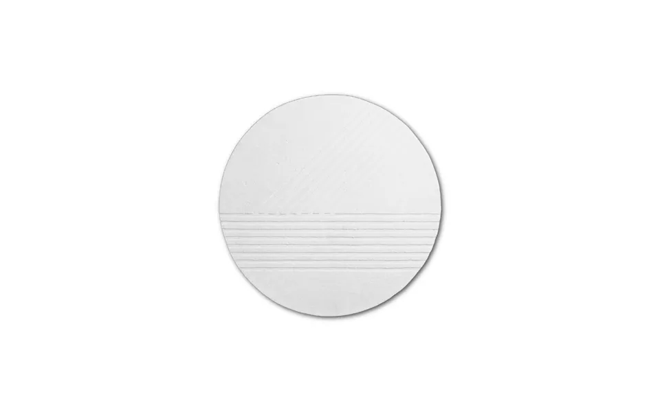 Round Hand-tufted Wool Rug Ø 200 Cm Woud Kyoto