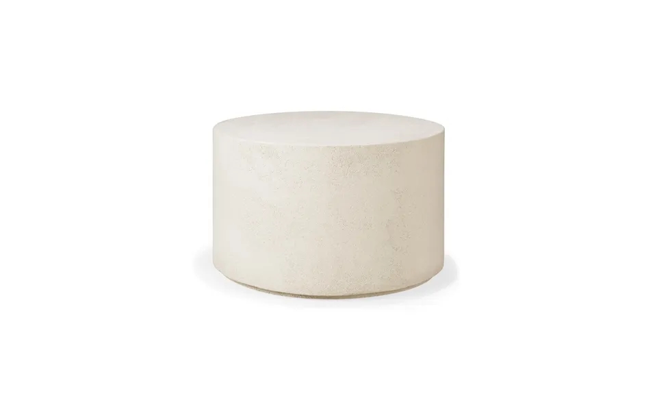 Round Off-white Coffee Table Ethnicraft Elements