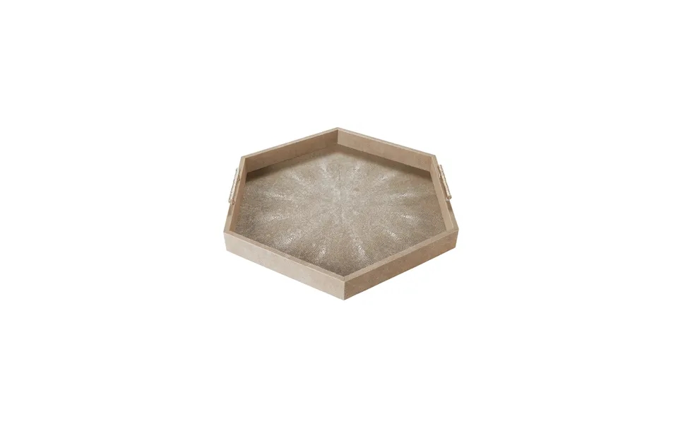 Shagreen Hexagonal Tray Andrew Martin Cosima