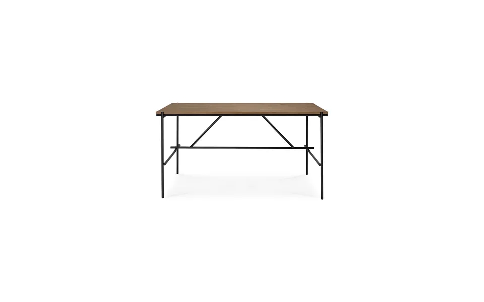 Solid Teak Desk Ethnicraft Oscar