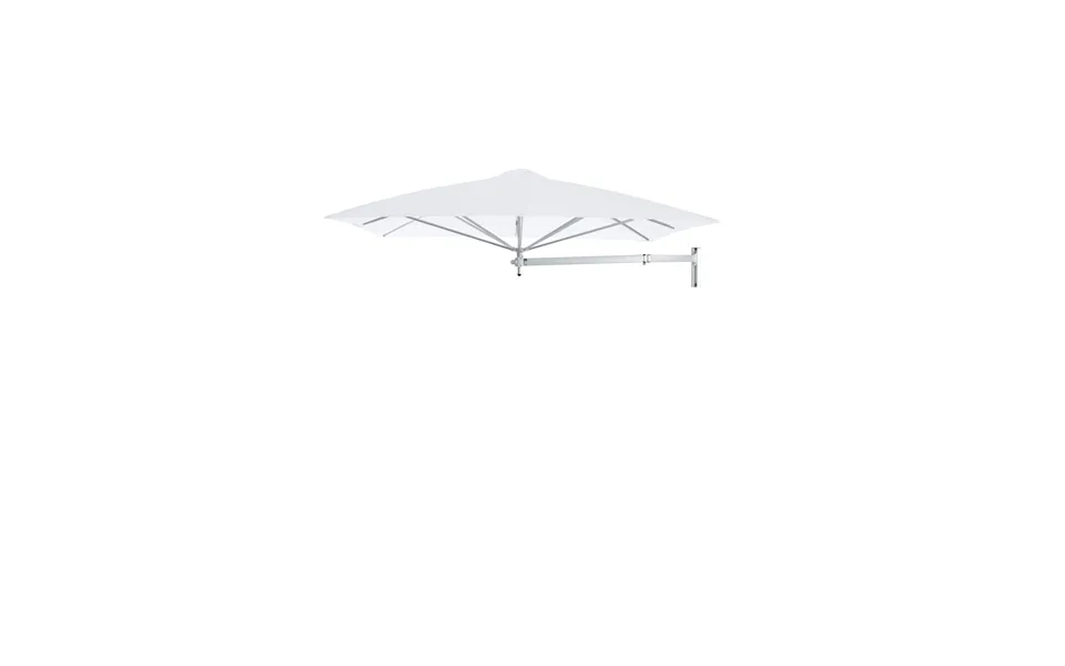 Square Outdoor Cantilever Wall Umbrella 7’ 6.6 Umbrosa Paraflex