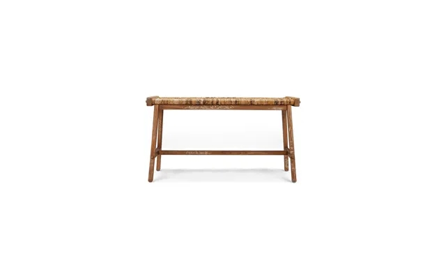 Two-toned Woven Abaca Bench Dbodhi Caterpillar Flores product image