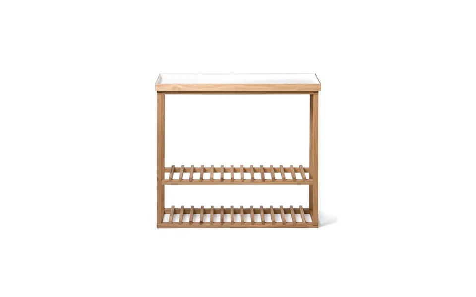 White Rectangular Console Table With Storage Wireworks Hello