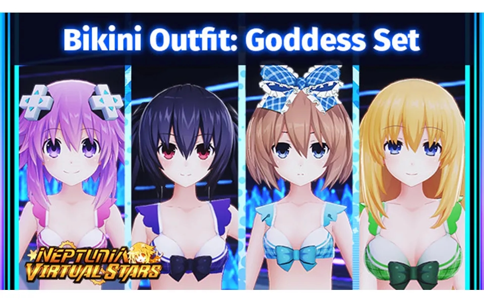 Neptunia Virtual Stars - Bikini Outfit- Goddess Set Dlc