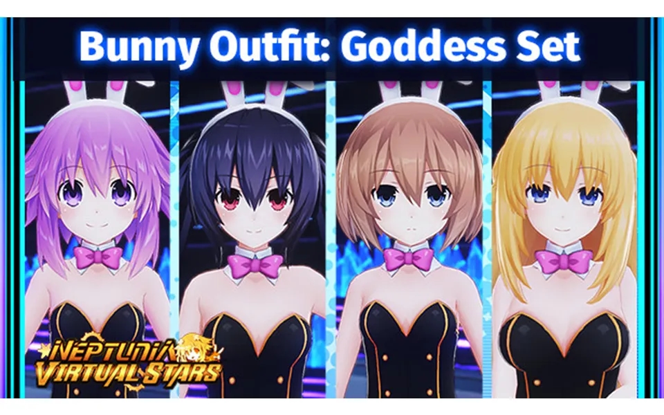 Neptunia Virtual Stars - Bunny Outfit- Goddess Set Dlc