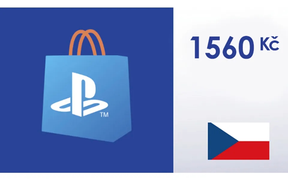 Playstation Network Card 1560 K - Psn Czech Republic