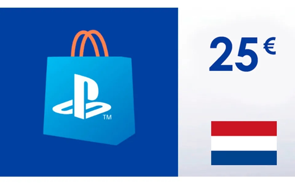 Playstation Network Card 25 - Psn Netherlands