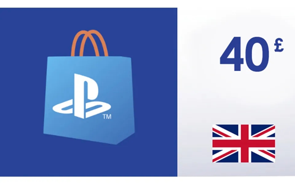 Playstation Network Card 40 Gbp - Psn United Kingdom