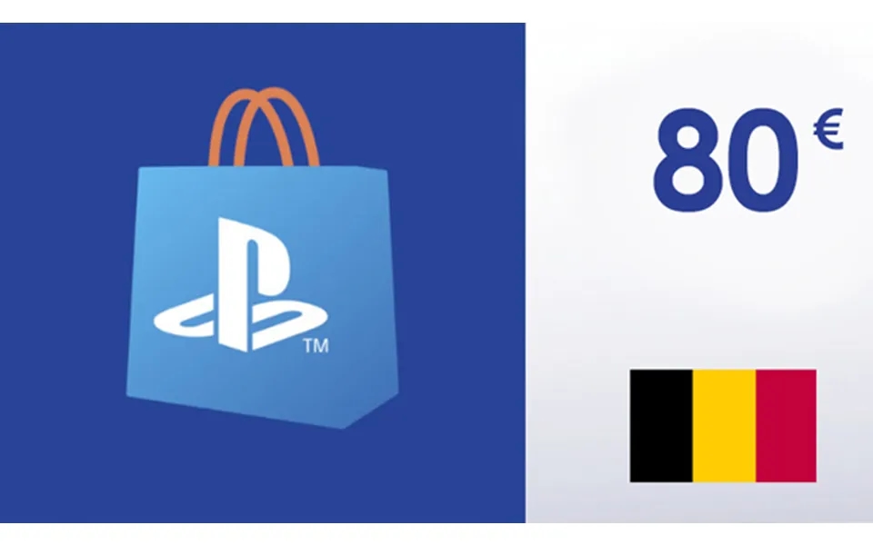 Playstation Network Card 80 - Psn Belgium