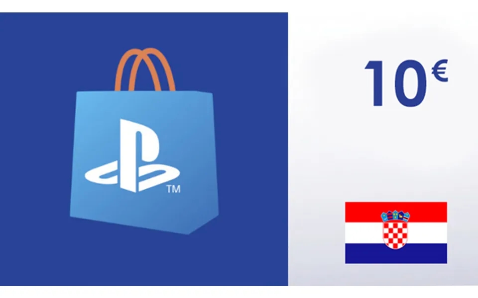 Playstation Network Gift Card 10 Eur - Psn Croatia
