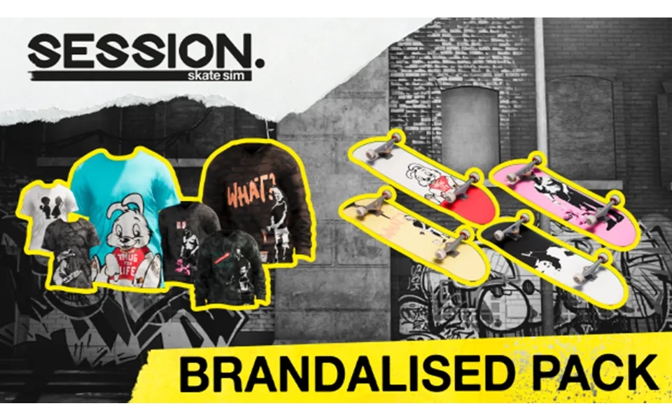 Session Skate Sim Brandalised Pack