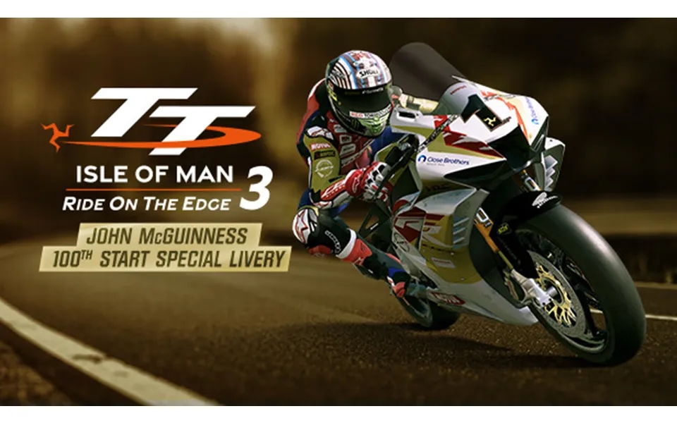 Tt Isle Of Man Ride On The Edge 3 - John Mcguinness 100th Start Livery