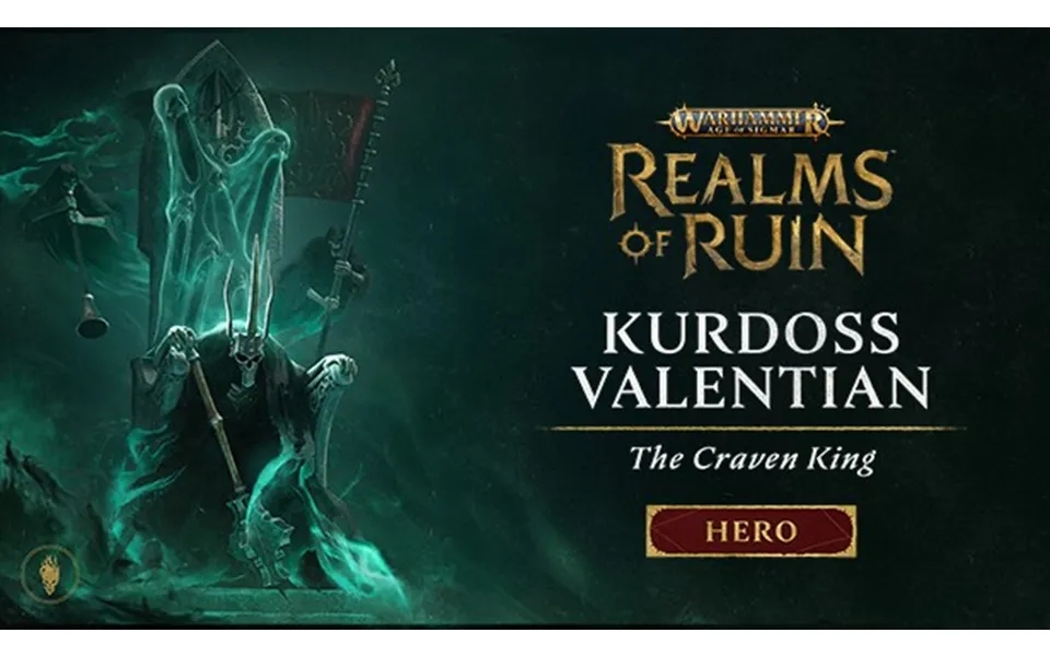 Warhammer Age Of Sigmar Realms Of Ruin - Kurdoss Valentian, The Craven King