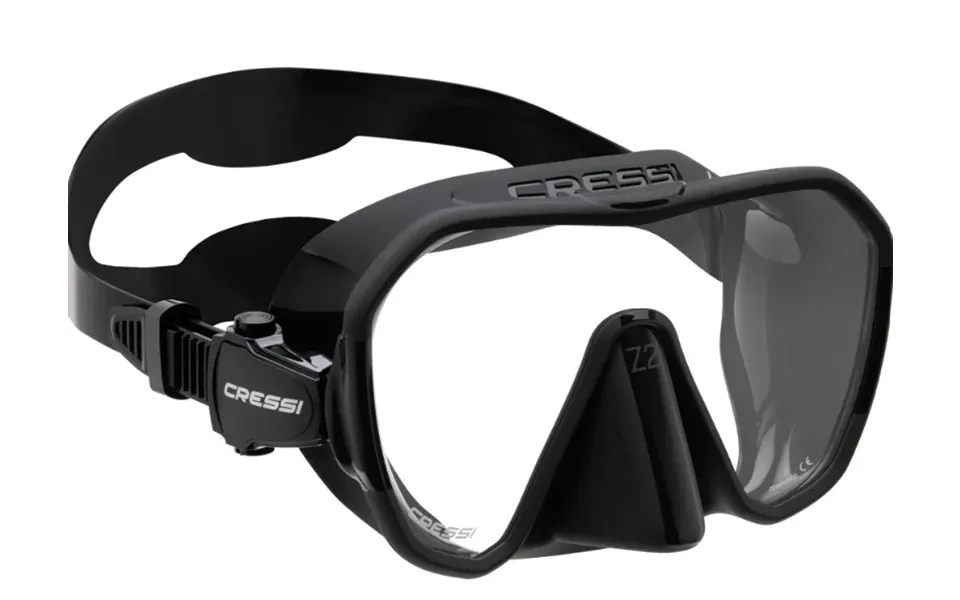 Cressi Z2 Scuba Mask - Black Mask Clear Lenses