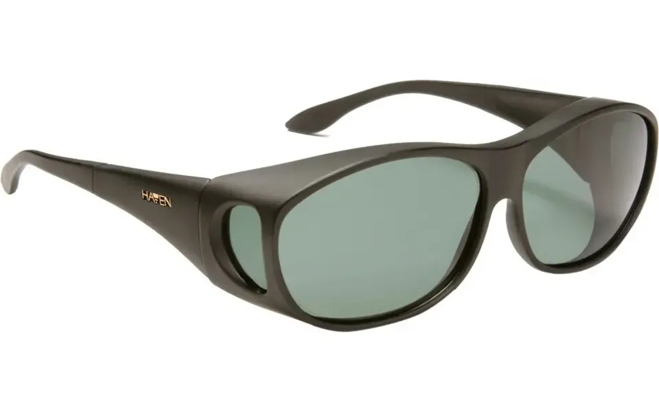 Haven Meridian Fits Over Sunglasses - Black Frame Gray Lenses