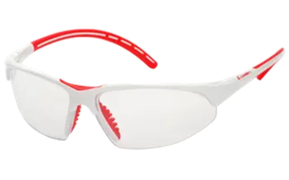 Hilco Leader Pro Sport Glasses - White Frame Clear Lenses
