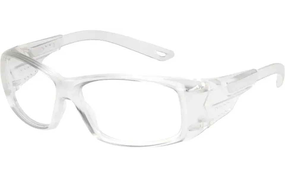 Hilco Og-255 Safety Glasses - Clear Frame No Lenses For Rx Only