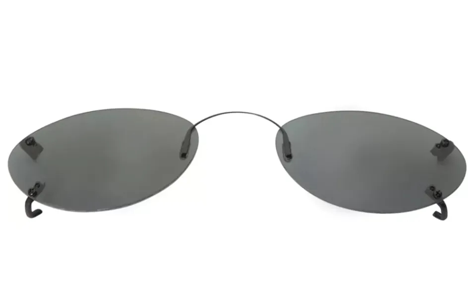 Hilco Sunclips Rimless Low Rectangle Shape