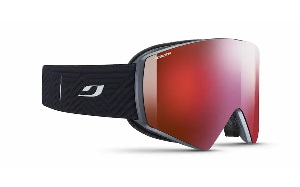 Julbo Razor Edge Snow Goggles - Black Goggle Reactiv 0-4 High Contrast Light Changing Lenses