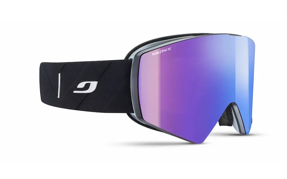 Julbo Razor Edge Snow Goggles - Black-gray Lenses Reactiv 1-3 Glare Control Light Changing Lenses