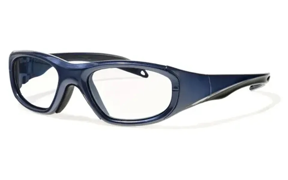 Ls Rec-specs F8 Morpheus I Safety Rated Sports Glasses Sale - Navy Blue-black Frame Clear Silver