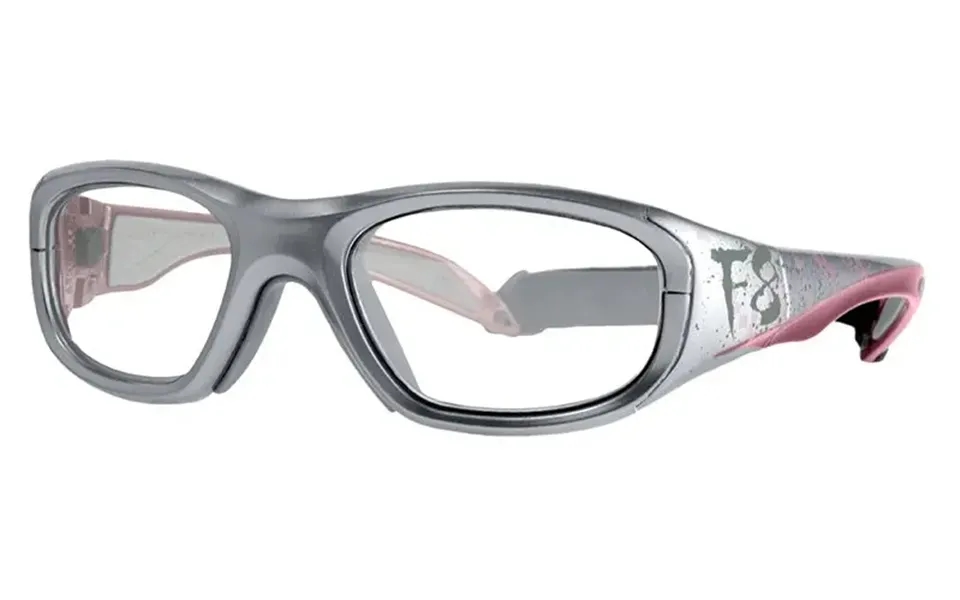Ls Rec-specs F8 Morpheus Street Series Safety Rated - Graffiti Splatter Frame Clear Silver Lenses