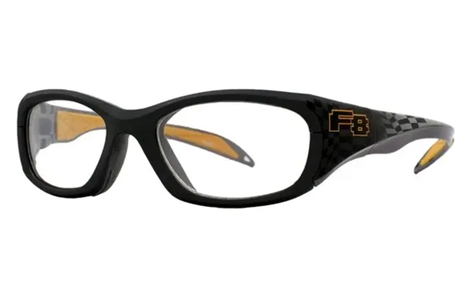 Ls Rec-specs F8 Morpheus Street Series Safety Rated - Raceway Frame Clear Silver Lenses