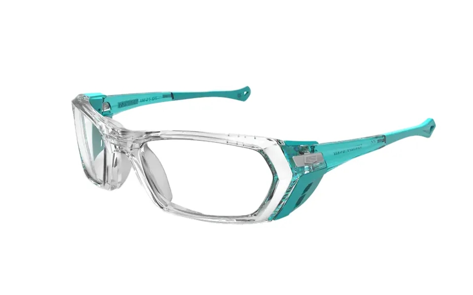 Ls Rec-specs Ppe Ptn - Clear Turquoise Frame Clear Fogblok Lenses