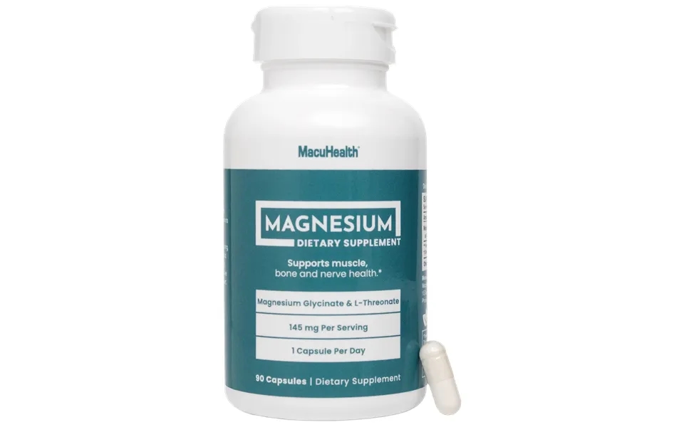 Macuhealth Magnesium Supplements - 90 Capsules Bottle