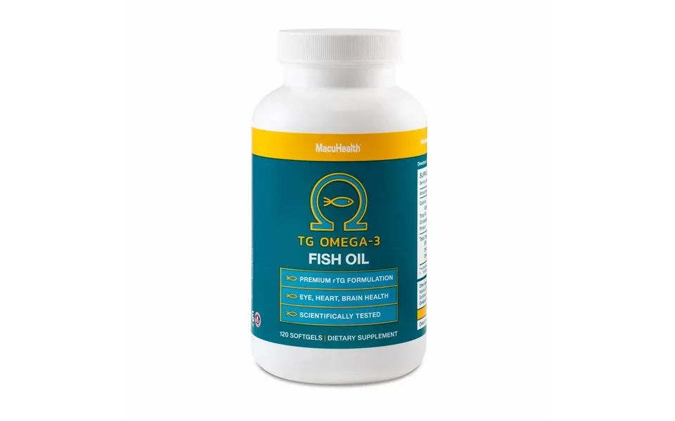 Macuhealth Tg Omega 3 Eye Supplements - 120 Capsules Bottle