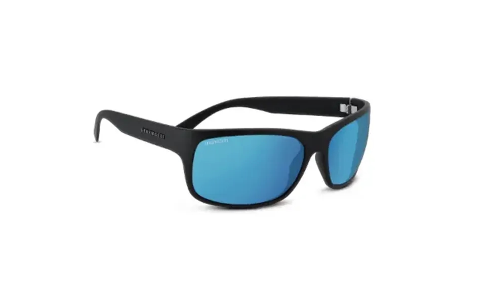 Serengeti Pistoia Sunglasses - Black Matte Frame Mineral Polarized 555nm Blue Cat 2 To 3 Lens