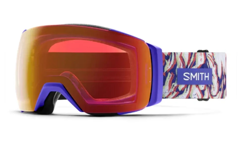 Smith I O Xl Mag Ski Goggles - Ultraviolet Peaking Goggle Chrompop Pro Photochromic Red Mirror Lenses