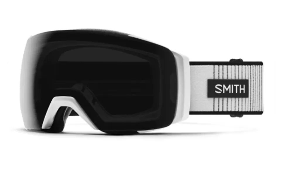 Smith I O Xl Mag Ski Goggles - White Fade Out Goggle Chromapop Sun Black And Bonus Lenses