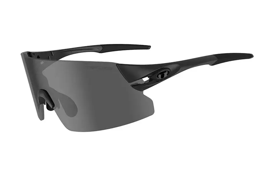 Tifosi Rail Xc Sunglasses - Blackout Frame 3 Lens Set Smoke Gray Red And Clear