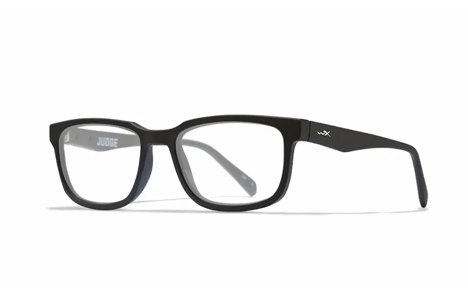 Wiley-x Judge Safety Glasses - Matte Black Frame With Clear Lenses