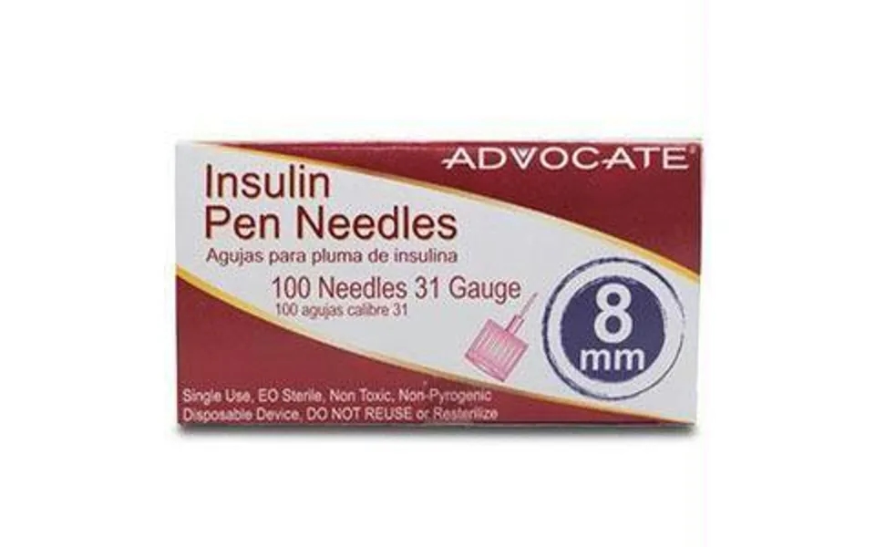 Advocate Short Pen Needle 31g X 5 16 100 Count