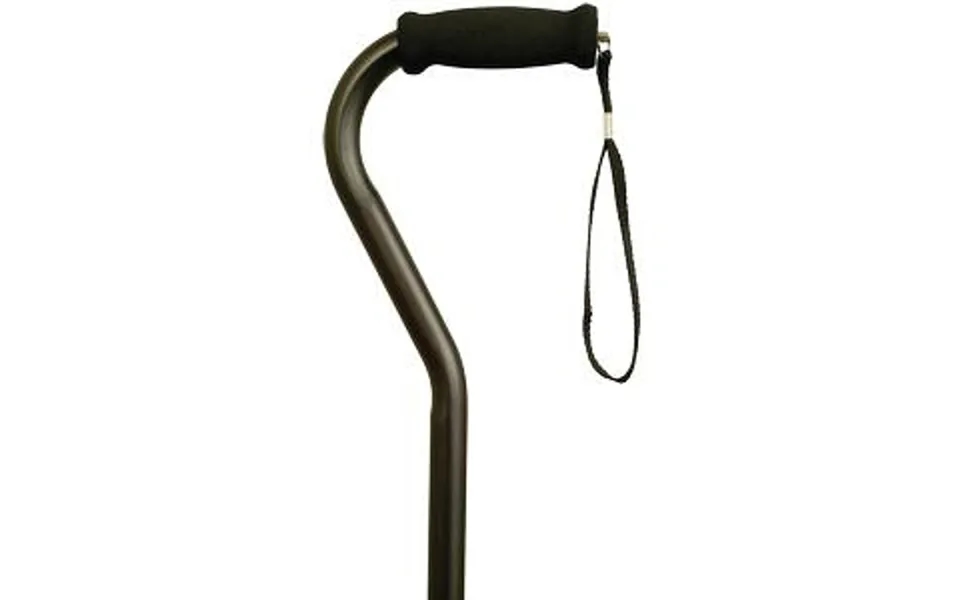 Alex Orthopedic Offset Handle Cane Black