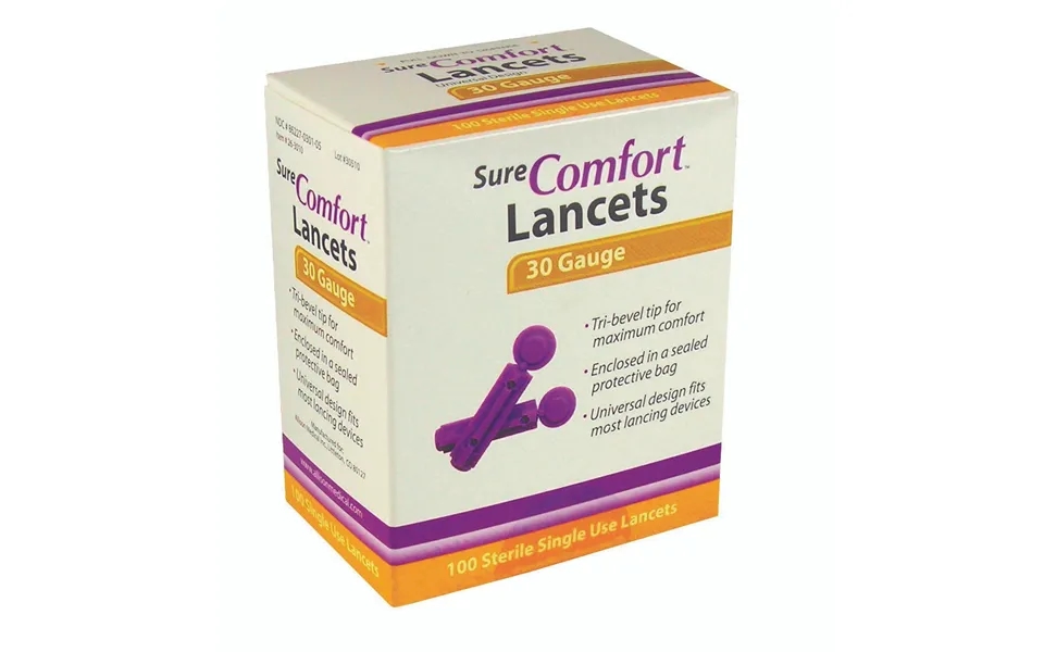 Allison Medical Surecomfort Lancet 30g 100 Box