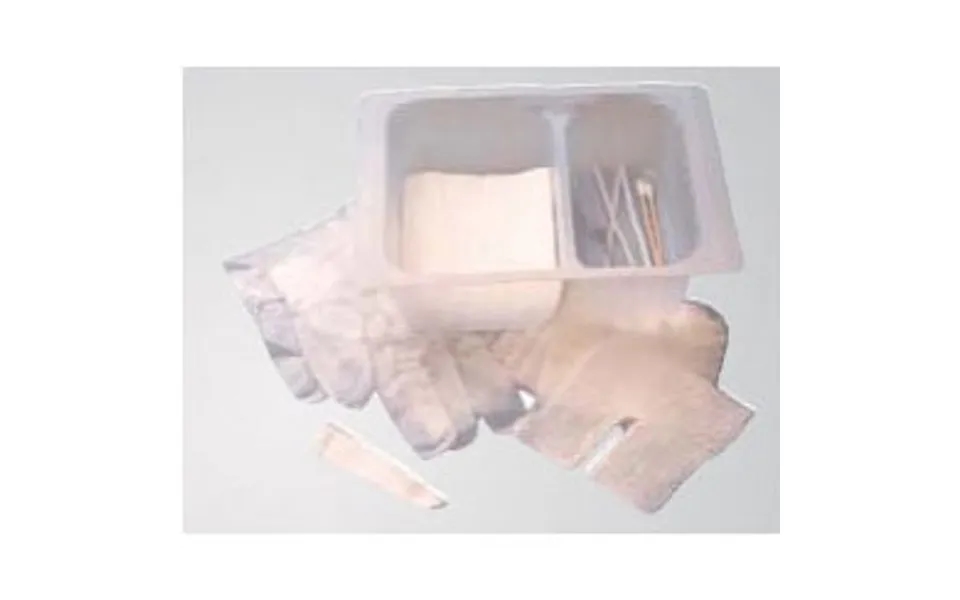 Baxter Tracheostomy Care Standard Kit With Coated Paper Lid