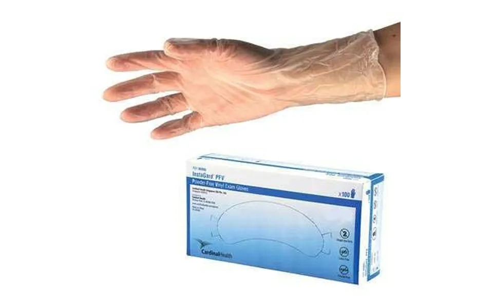 Cardinal Health Clear Vinyl Exam Gloves - Small