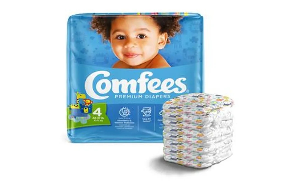 Comfees Baby Diapers - Size 4