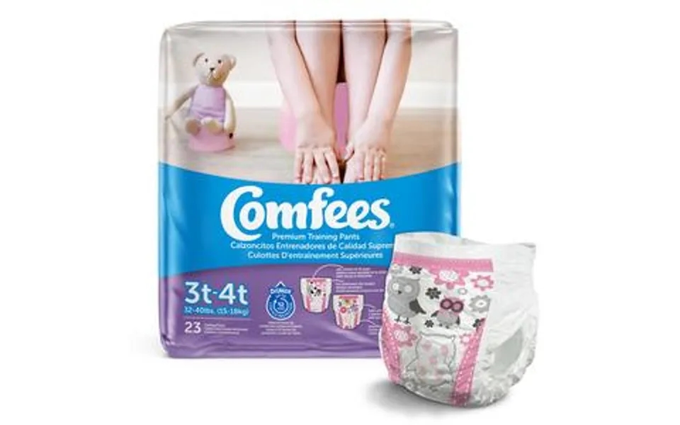Comfees Girl Training Pants - Size 3t-4t