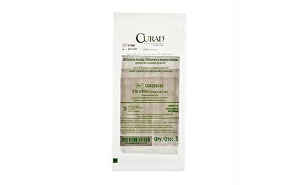 Curad Oil Emulsion Gauze 3 X 8 Sterile 3's