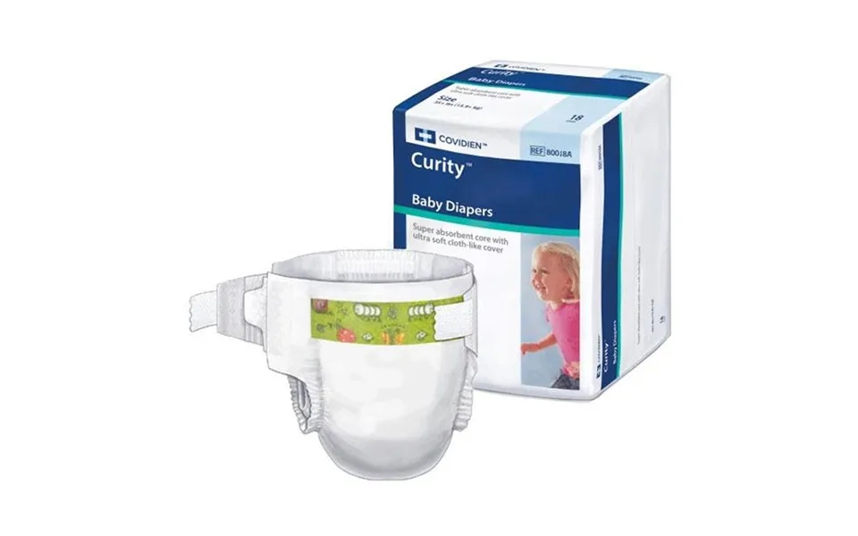 Curity Ultra Fits Baby Diapers 2 Small Medium 12 - 18 Lbs.