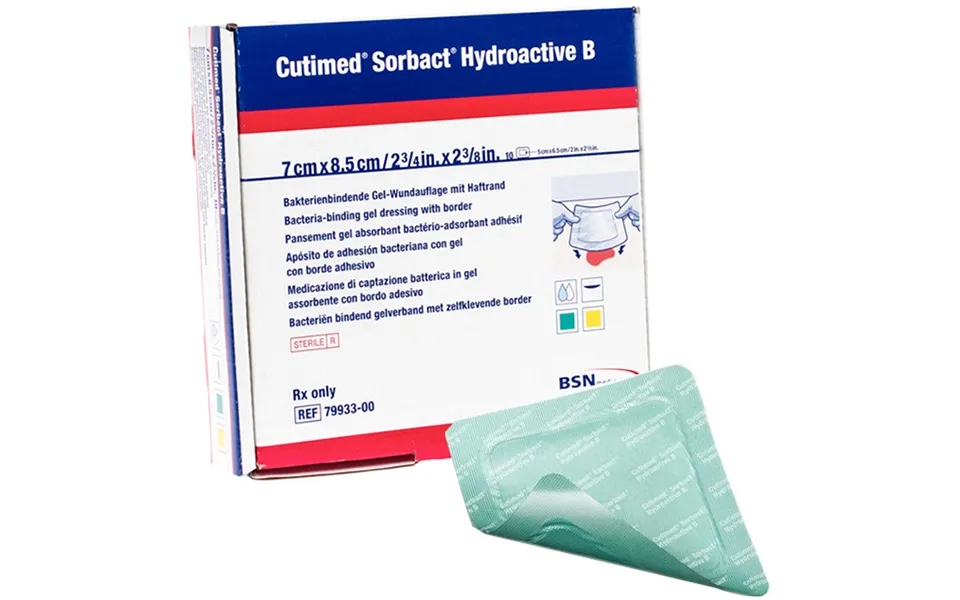 Cutimed Sorbact Hydroactive B, 2 - 3 4 X 2